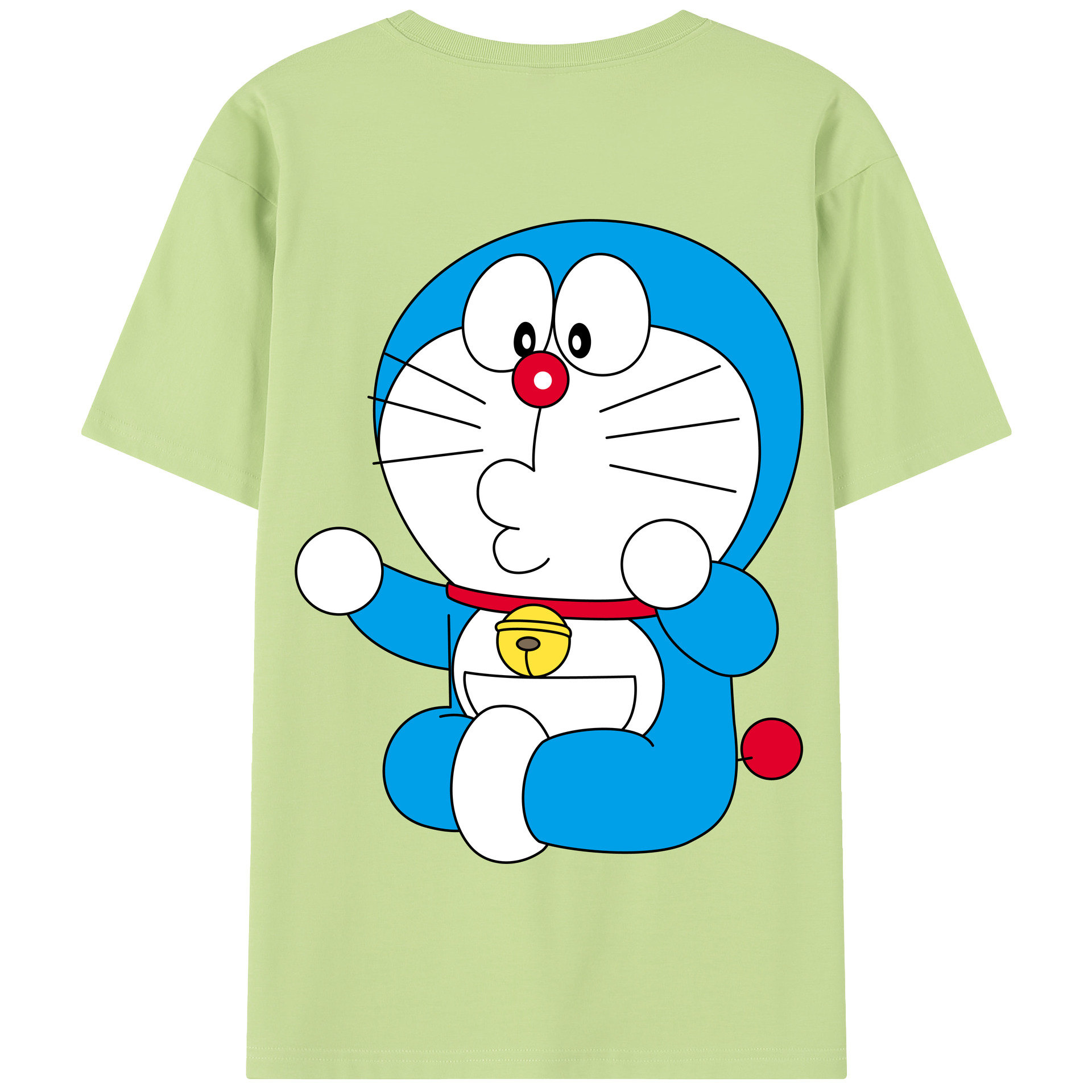 （画像用） ドラえもん Doraemon 綿100％半袖Tシャツ（背面プリント）